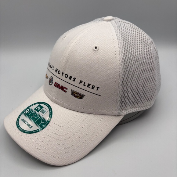 New Era 9 Forty GM General Motors Fleet Chevy GMC Meshback Snapback Hat - Picture 4 of 11